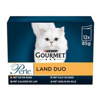 Gourmet Perle Duo Mini Filets - Land - 12 x 85 g