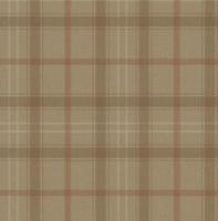 Dutch Wallcoverings Sauvage Ruit - Beige/Rood