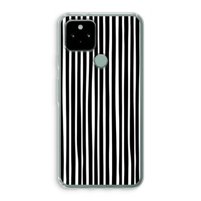 Stripes: Google Pixel 5 Transparant Hoesje