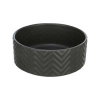 Voerbak voor honden Trixie Zwart Ø 16 cm 900 ml