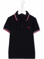 Fred Perry Kids polo à bords rayés - Bleu