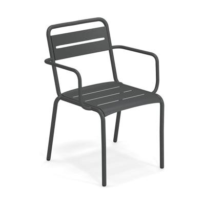 EMU Star tuinstoel aluminium met arm antique iron