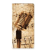 Motorola Moto G72 Stand Case Bladmuziek