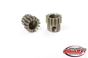 Team Corally - Mod 0.6 Pinion - Short - Hardened Steel - 14T - 3.17mm as