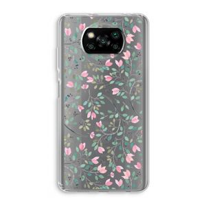 Sierlijke bloemen: Xiaomi Poco X3 NFC Transparant Hoesje