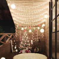 VidaXL Lichtsnoer met 200 led&apos;s 8 functies warmwit 20 m