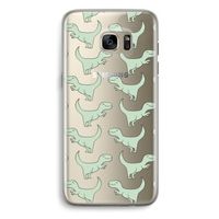 Dinos: Samsung Galaxy S7 Edge Transparant Hoesje