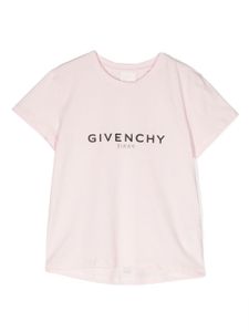 Givenchy Kids t-shirt en coton à logo imprimé - Rose