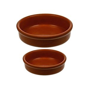 Set van 8x stuks creme brulee of tapas bakjes 5 en 7 cm   -