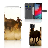 Apple iPhone 11 Pro Max Telefoonhoesje met Pasjes Design Cowboy