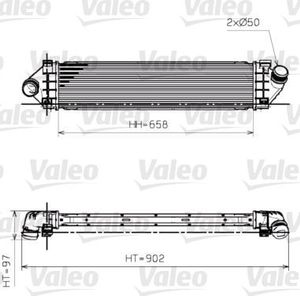 Intercooler, inlaatluchtkoeler 818246