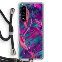 Pink Clouds: Sony Xperia 5 III Transparant Hoesje met koord