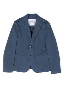 DONDUP KIDS blazer à simple boutonnage - Bleu