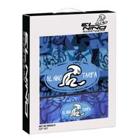 Geschenkenset El Niño Roller Blauw Zwart 2 Onderdelen