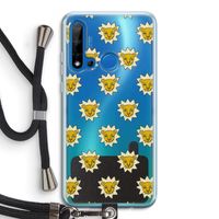 Leeuwenkoppen: Huawei P20 Lite (2019) Transparant Hoesje met koord