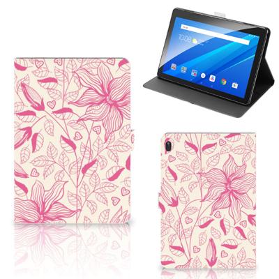 Lenovo Tab E10 Tablet Cover Pink Flowers Lenovo Tab E10 Tablet Cover Pink Flowers