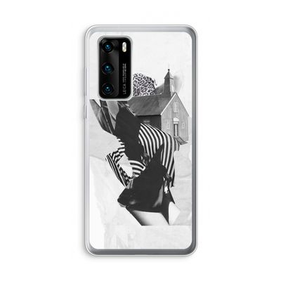 House: Huawei P40 Transparant Hoesje