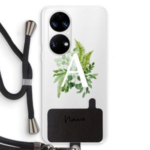 Green Brush: Huawei P50 Transparant Hoesje met koord
