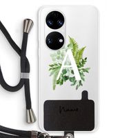 Green Brush: Huawei P50 Transparant Hoesje met koord
