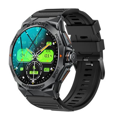 Smarty 2.0 Smartwatch met Siliconenband | Zwart | SW075A