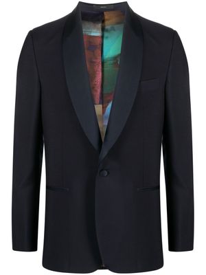 Paul Smith blazer à col châle - Bleu