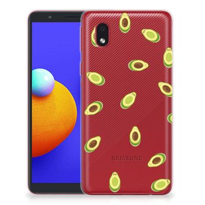 Samsung Galaxy A01 Core | Siliconen Case | Avocado Samsung Galaxy A01 Core | Siliconen Case | Avocado