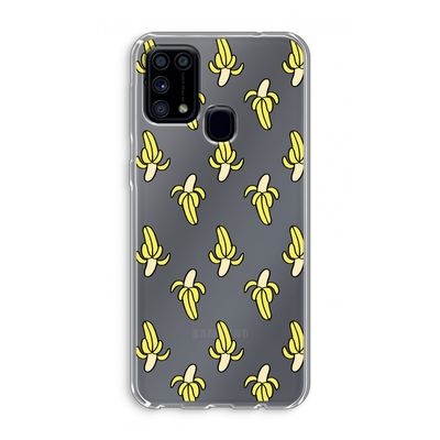 Bananas: Samsung Galaxy M31 Transparant Hoesje