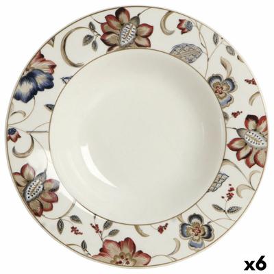 Diep bord Queen´s By Churchill Jacobean Gebloemd Keramisch Porslin 22,8 cm (6 Stuks)