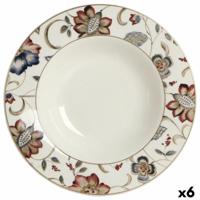 Diep bord Queen´s By Churchill Jacobean Gebloemd Keramisch Porslin 22,8 cm (6 Stuks)