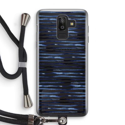 Verrassende lijnen: Samsung Galaxy J8 (2018) Transparant Hoesje met koord