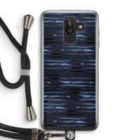 Verrassende lijnen: Samsung Galaxy J8 (2018) Transparant Hoesje met koord