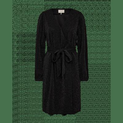 FreeQuent - Zwart | Dames | Jurk | Zwart | XL | regular | Kamst mode