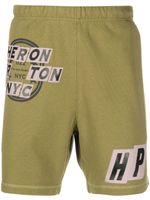 Heron Preston short de sport à patch logo - Vert - thumbnail