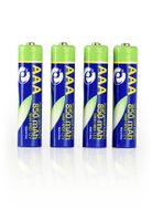 Oplaadbare AAA batterijen 4 stuks 850mAh - thumbnail