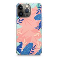 Tropisch: iPhone 13 Pro Transparant Hoesje
