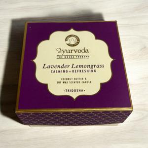 Ayurveda Kaars Lavendel Lemongrass - Home & Living - Spiritueelboek.nl