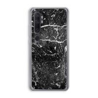 Zwart marmer: Xiaomi Mi Note 10 Transparant Hoesje