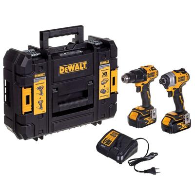 ELEKTRISCH GEREEDSCHAP COMBO DEWALT DCK2062M2TT (DCD709+DCF809) 18V 2X4,0AH