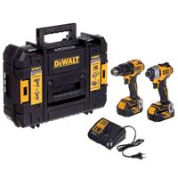ELEKTRISCH GEREEDSCHAP COMBO DEWALT DCK2062M2TT (DCD709+DCF809) 18V 2X4,0AH