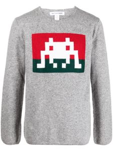 Comme Des Garçons Shirt pull à imprimé graphique - Gris