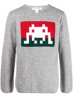 Comme Des Garçons Shirt pull à imprimé graphique - Gris