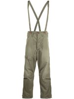 visvim pantalon Northdrop à coupe ample - Vert