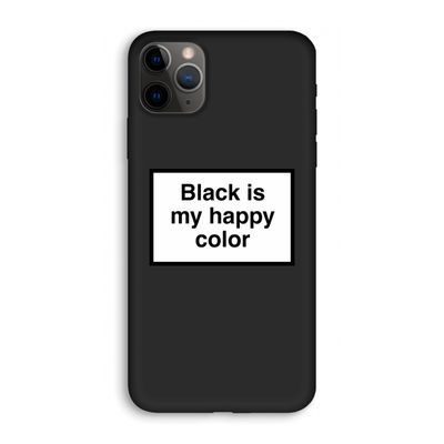 Black is my happy color: iPhone 11 Pro Biologisch afbreekbaar hoesje