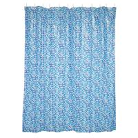 Douchegordijn - blauw tegels patroon - PVC - 180 x 200 cm - wasbaar