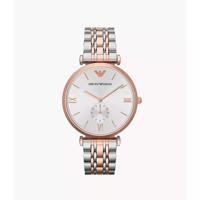 Emporio Armani Herenhorlogevan driekleurig staal met drie wijzers - tweekleurig AR1677