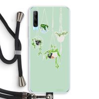 Hang In There: Huawei P Smart Pro Transparant Hoesje met koord