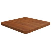 Tafelblad vierkant 40x40x2,5cm behandeld eiken donkerbruin