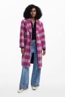 Roze ruitjesjas - RED - L