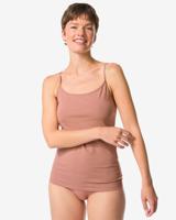 HEMA Dameshemd katoen spaghettibandjes lichtbruin (lichtbruin)