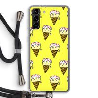 Isjes: Samsung Galaxy S21 Plus Transparant Hoesje met koord